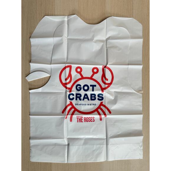"Got Crabs" Bib from The Roses Movie Event - Picture 1 of 2